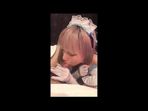 ❤️ Idol Japaneaidd [mayuka], gwisg morwyn Ffrengig, rhan 1, blowjob a jerk i ffwrdd gyda eli Sluts wrthon ni ❌❤